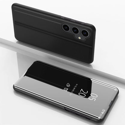 Hard flip case for Samsung Galaxy S23 FE Clear View Case - black_0