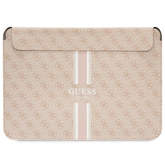 Guess 4G Printed Stripes cover for a 14" laptop - pink_0