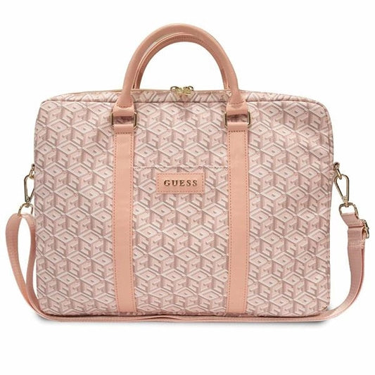 Guess GCube Stripes bag for a 16" laptop - pink_0
