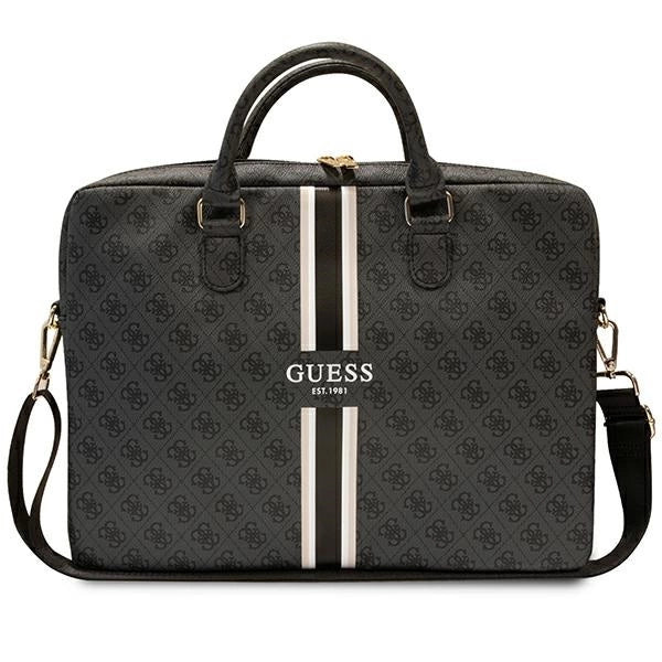Guess 4G Printed Stripes bag for a 16" laptop - black_0