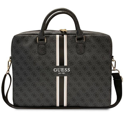 Guess 4G Printed Stripes bag for a 16" laptop - black_0