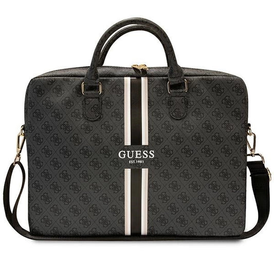 Guess 4G Printed Stripes bag for a 16" laptop - black_0
