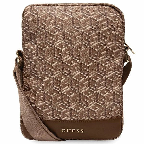 Guess Bag GUTB10HGCFSEW 10" brown/brown GCube Stripe Tablet Bag_0