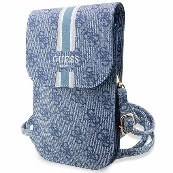 Guess handbag GUWBP4RPSB - blue 4G Stripes_0