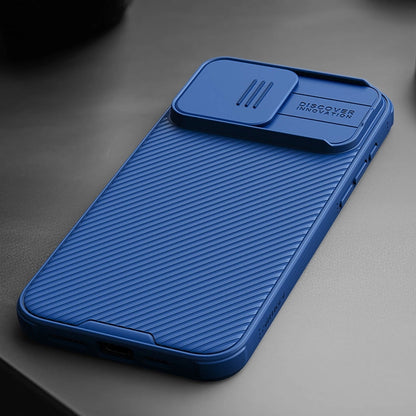 Nillkin CamShield Pro Magnetic Case for iPhone 15 Pro Max with Camera Protector - Blue_11