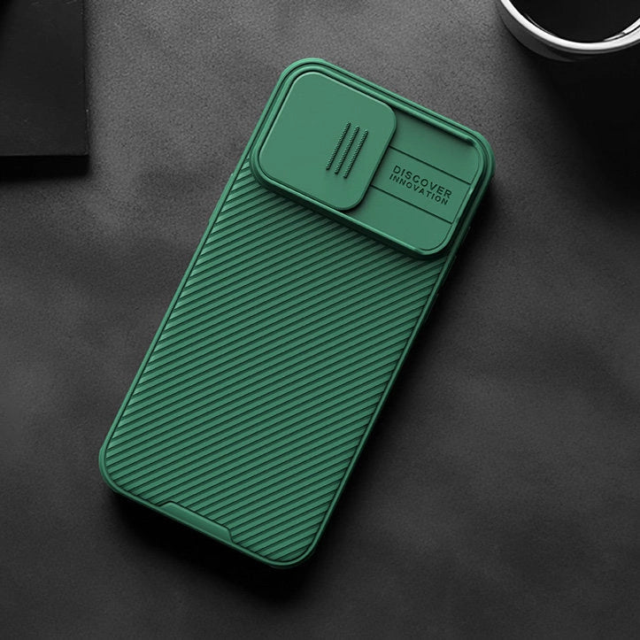 Nillkin CamShield Pro Magnetic Case for iPhone 15 Plus with Camera Protector - Green_13