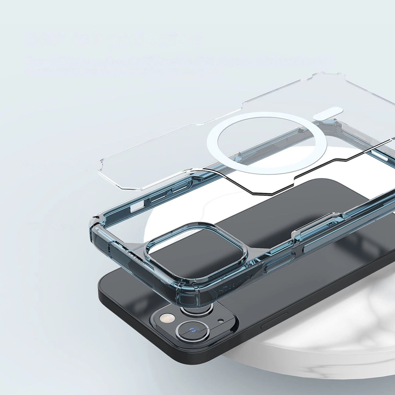 Nillkin Nature Pro armored case with MagSafe for iPhone 15 - white_11