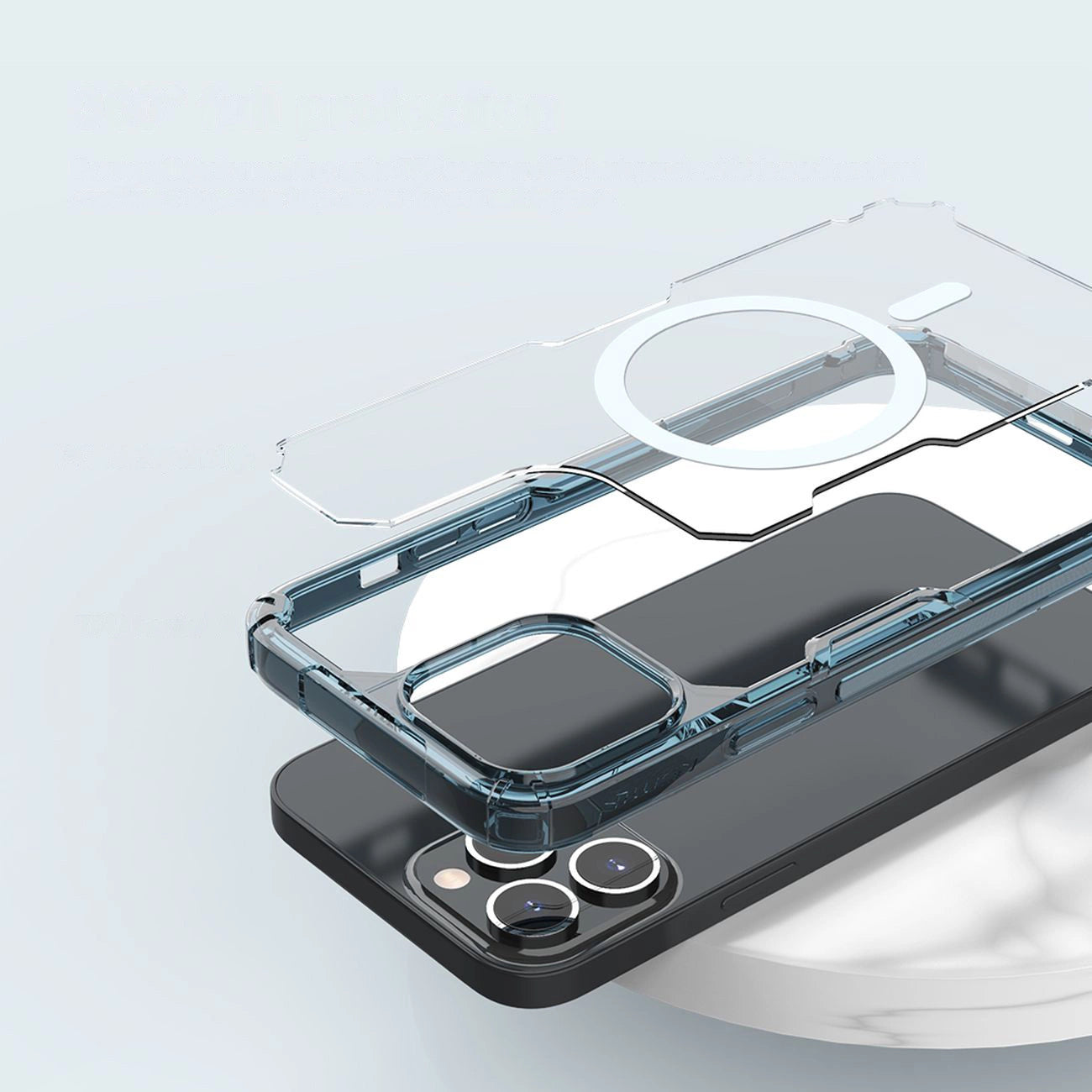 Nillkin Nature Pro armored case with MagSafe for iPhone 15 Pro Max - white_11