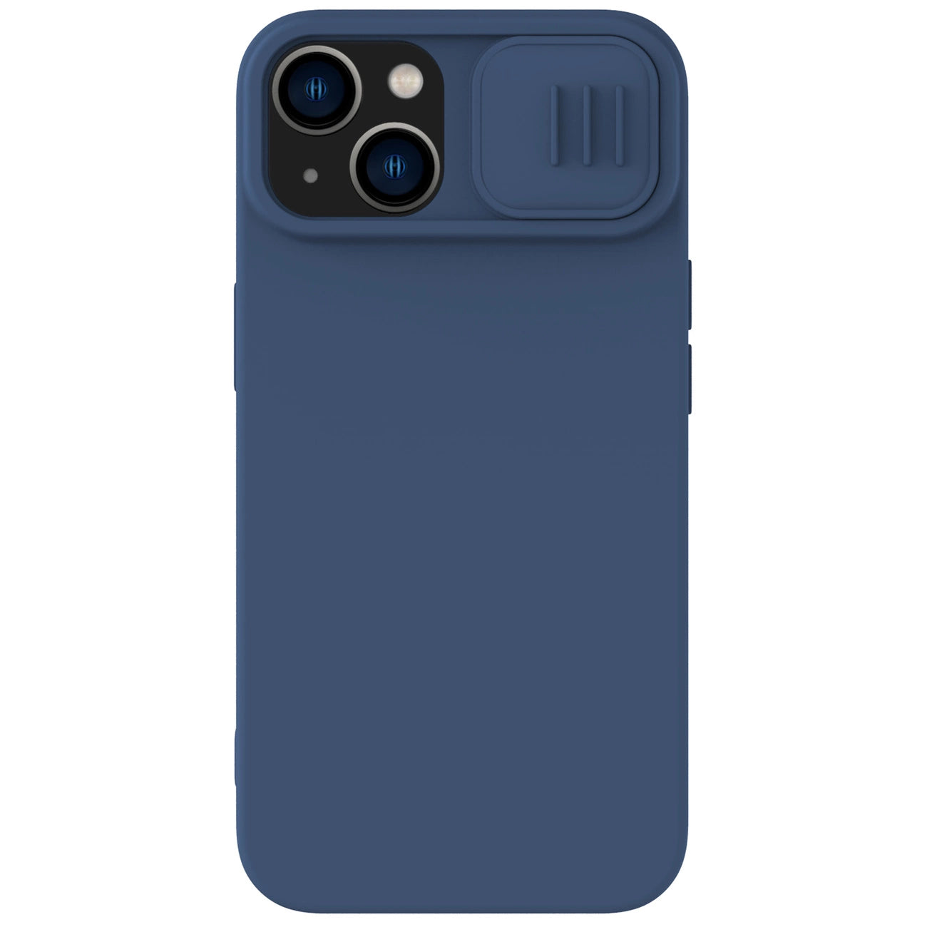 Nillkin CamShield Silky Silicone Case for iPhone 15 Plus with Camera Protector - Dark Blue_0