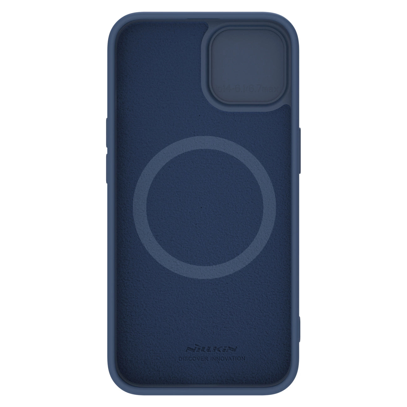 Nillkin CamShield Silky Silicone Case for iPhone 15 Plus with Camera Protector - Dark Blue_1
