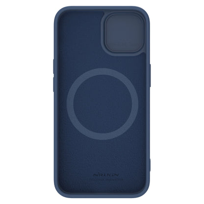 Nillkin CamShield Silky Silicone Case for iPhone 15 Plus with Camera Protector - Dark Blue_1
