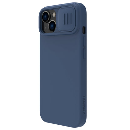 Nillkin CamShield Silky Silicone Case for iPhone 15 Plus with Camera Protector - Dark Blue_2