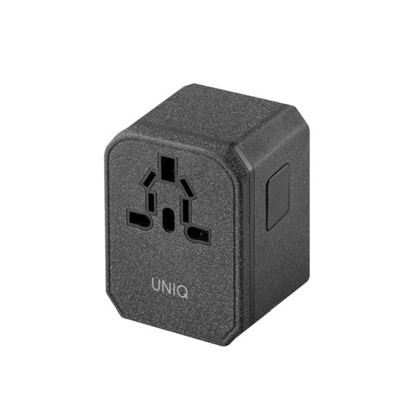 Uniq Voyage LITHOS Collective 33W 2xUSB PD 18W QC 3.0 travel adapter - gray_1