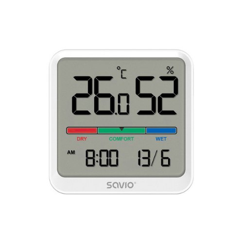 Sensor de Temperatura e Humidade Savio / Branco / CT-01/W_0