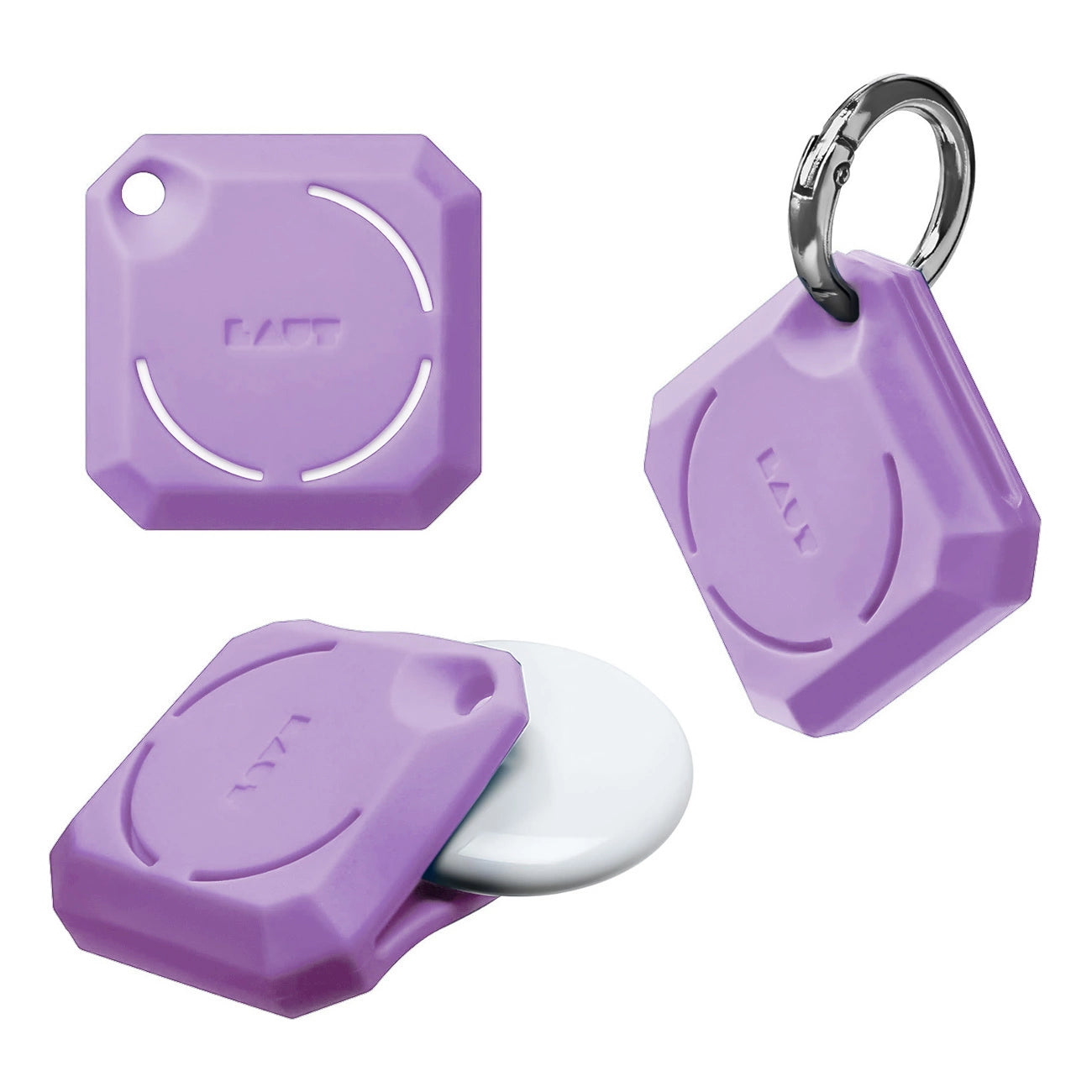 LAUT Huex Gems - protective case for AirTag (violet)_1