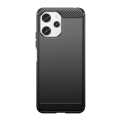 Flexible carbon pattern case for Xiaomi Redmi 12 Carbon Case - black_6