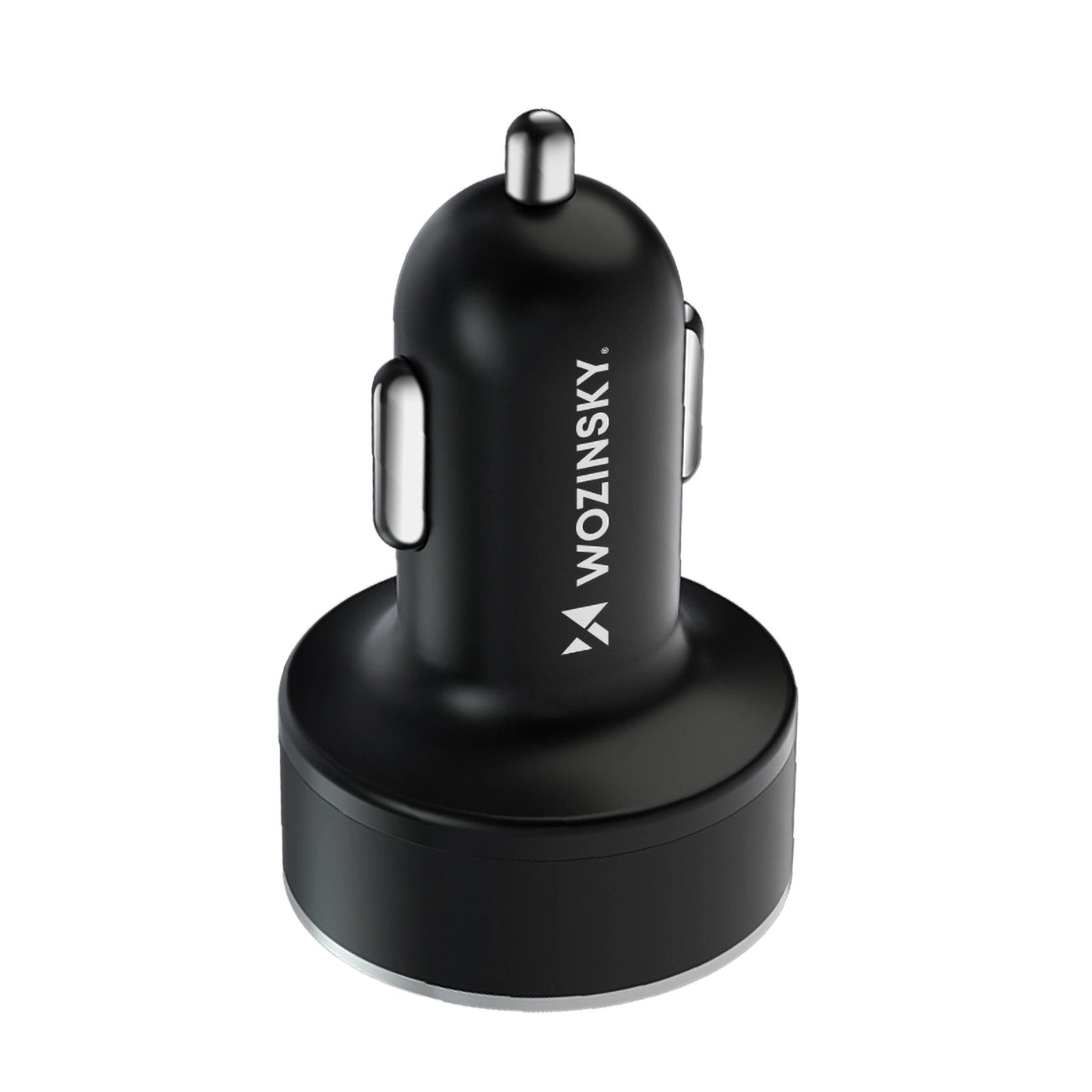 Wozinsky WDCCB Car Charger with Display 50W 2xUSB-C / 2xUSB-A - Black_1