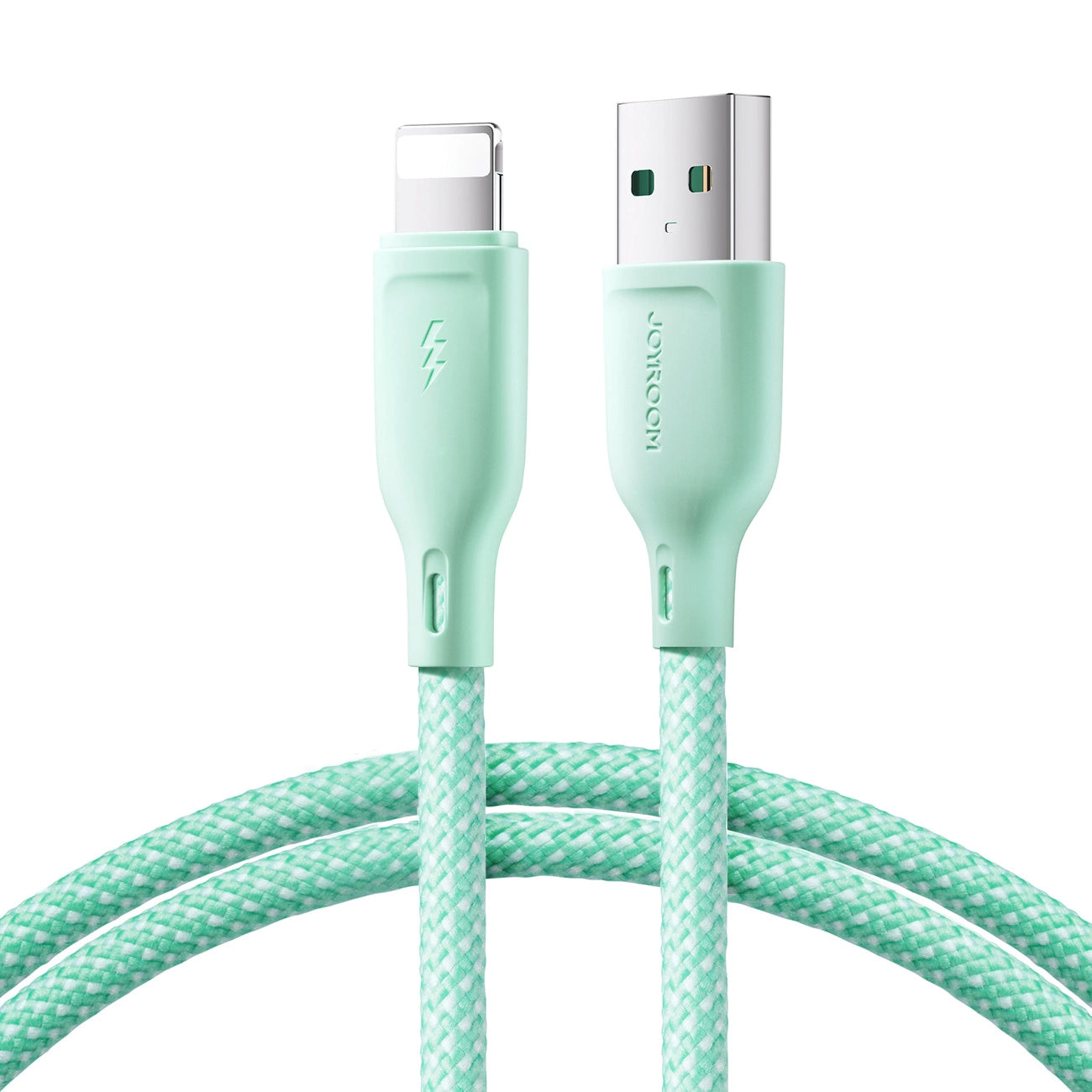 Joyroom Multi-Color Series S-A34 USB-A / Lightning 3A cable 1m - green_0