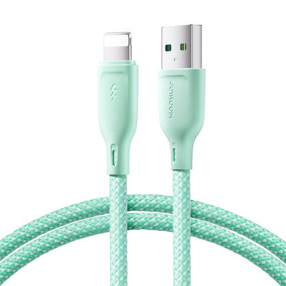Joyroom Multi-Color Series S-A34 USB-A / Lightning 3A cable 1m - green_0