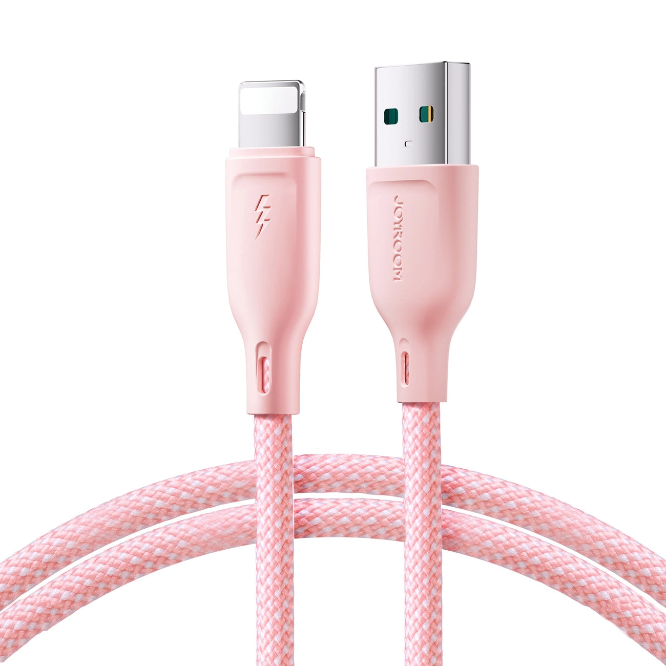 Joyroom Multi-Color Series S-A34 USB-A / Lightning 3A cable 1m - pink_0