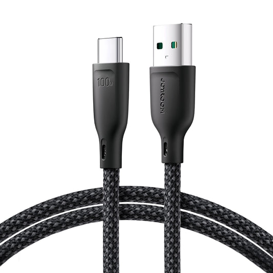 Joyroom Multi-Color Series S-A34 USB-A / USB-C cable 100W 1m - black_0