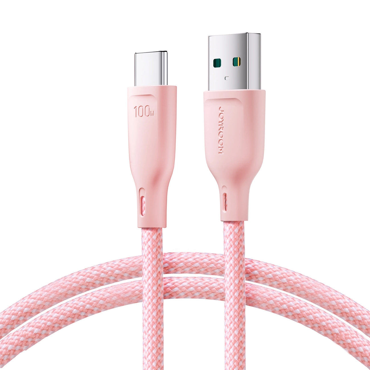 Joyroom Multi-Color Series S-A34 USB-A / USB-C Cable 100W 1m - Pink_0