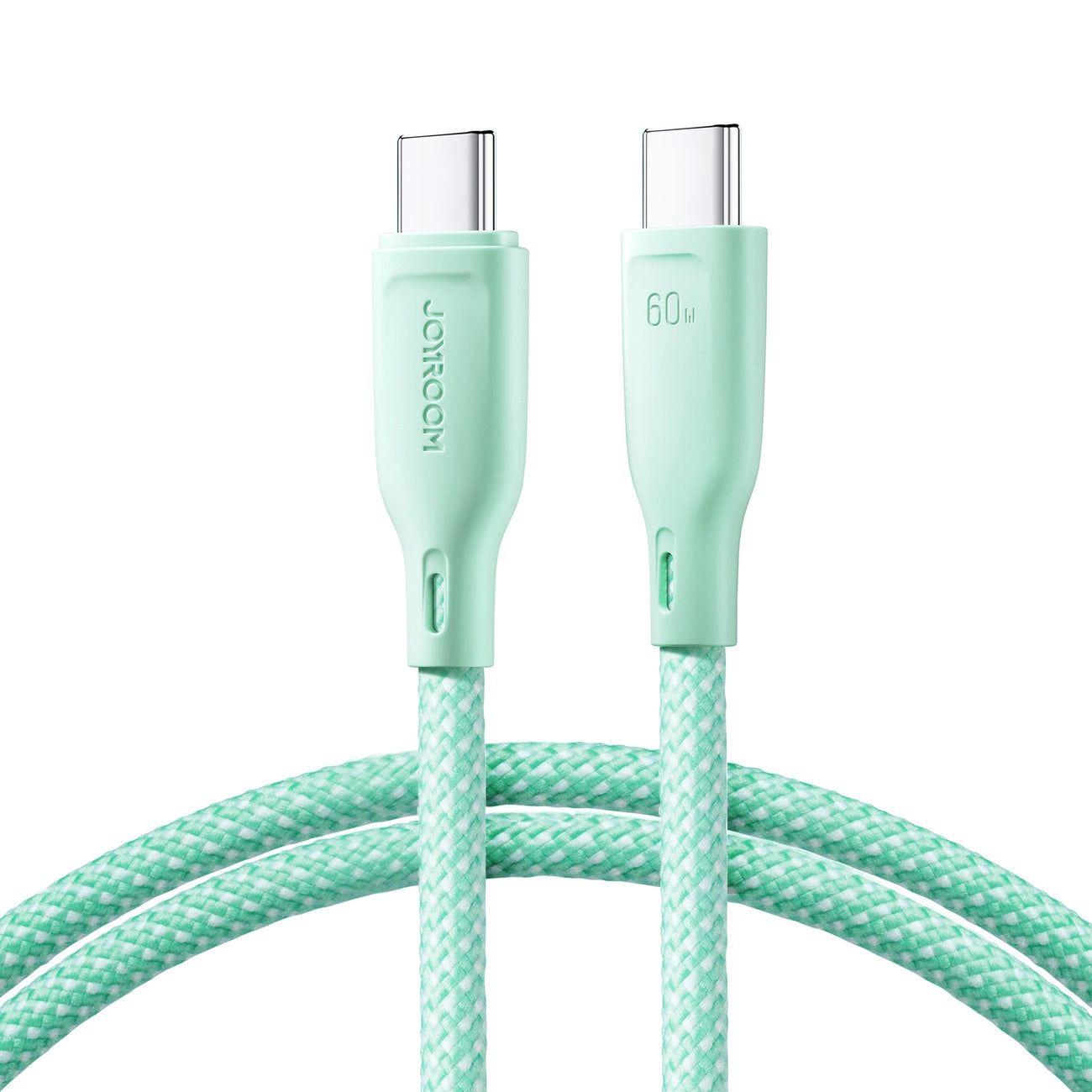 Joyroom Multi-Color Series S-A34 USB-C / USB-C PD 60W cable 1m - green_0