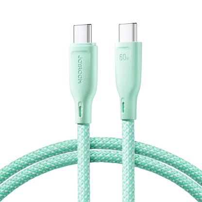 Joyroom Multi-Color Series S-A34 USB-C / USB-C PD 60W cable 1m - green_0