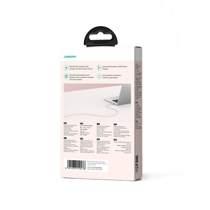 Joyroom Multi-Color Series S-A34 USB-C / USB-C PD 60W 1m Cable - Pink_4