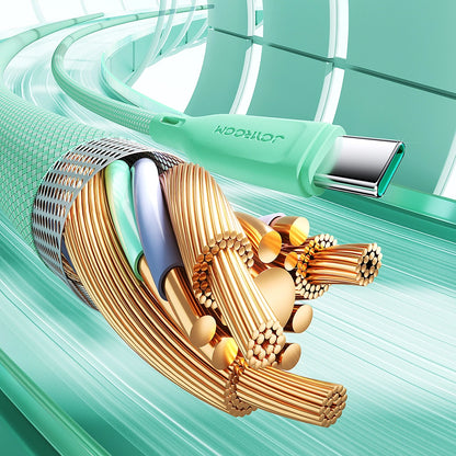 Joyroom Multi-Color Series S-A34 USB-C / USB-C PD 60W 1m Cable - Pink_6