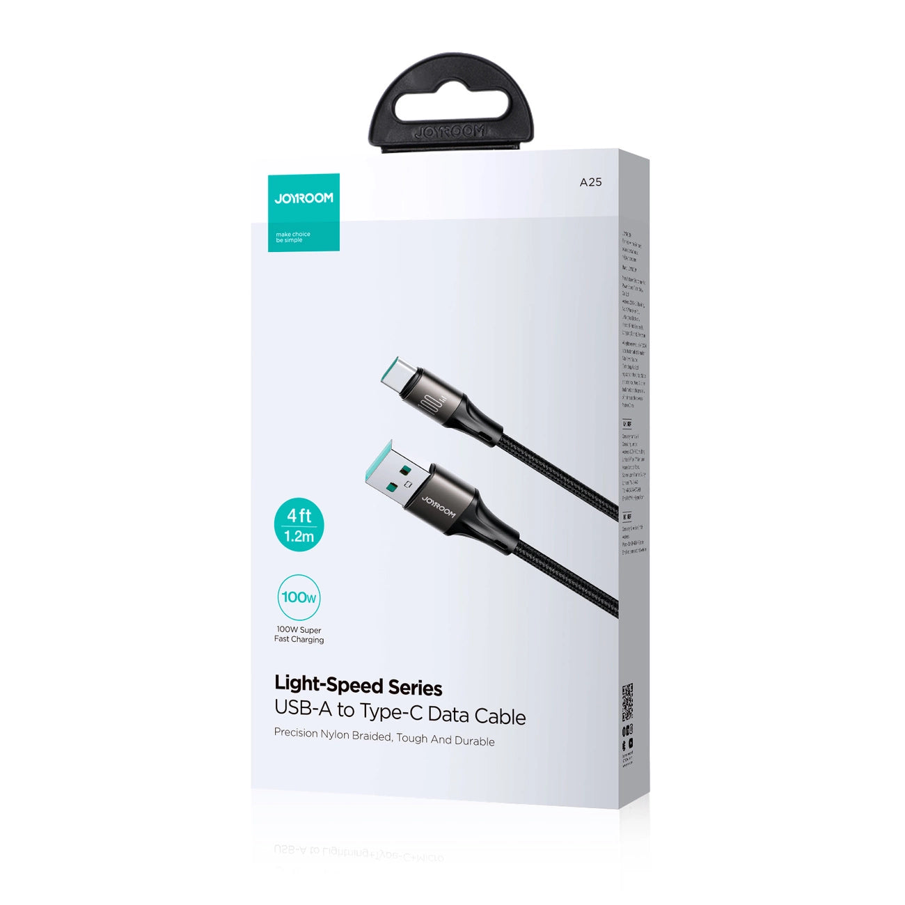 Joyroom Light-Speed ​​Series S-A25 USB-A / USB-C cable 100W 1.2m - black_4