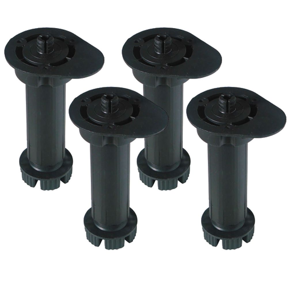 Pack 4 pernas de mÃ³veis redondos pt11 130-200mm ne 96301 micel_0