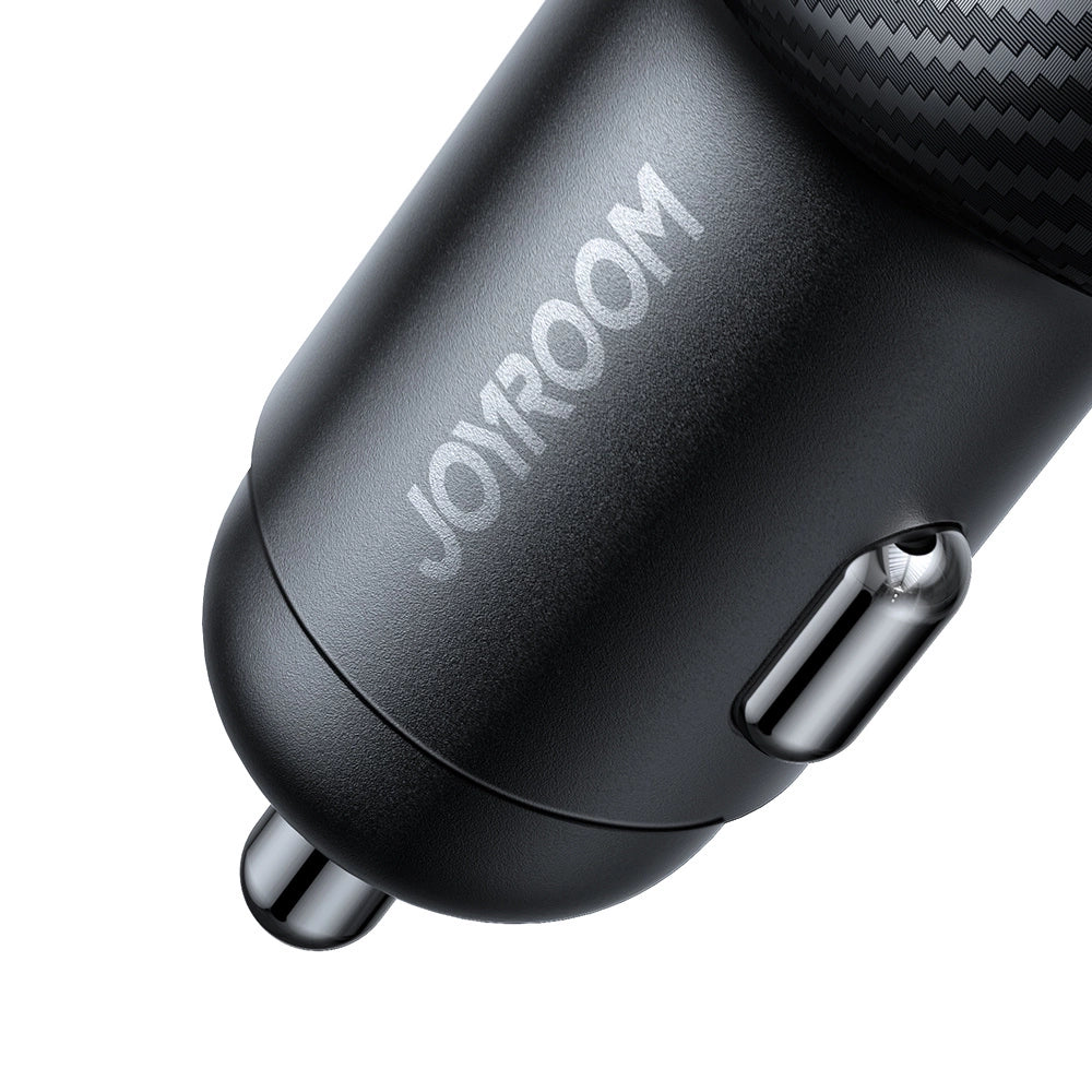 Joyroom JR-CCD03 3.4A car charger with 3x USB-A display - black_10