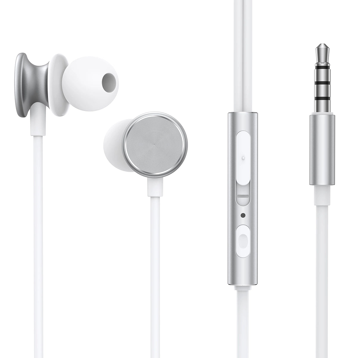 Wired Earphones JR-EW03, Half in Ear (Silver)_0