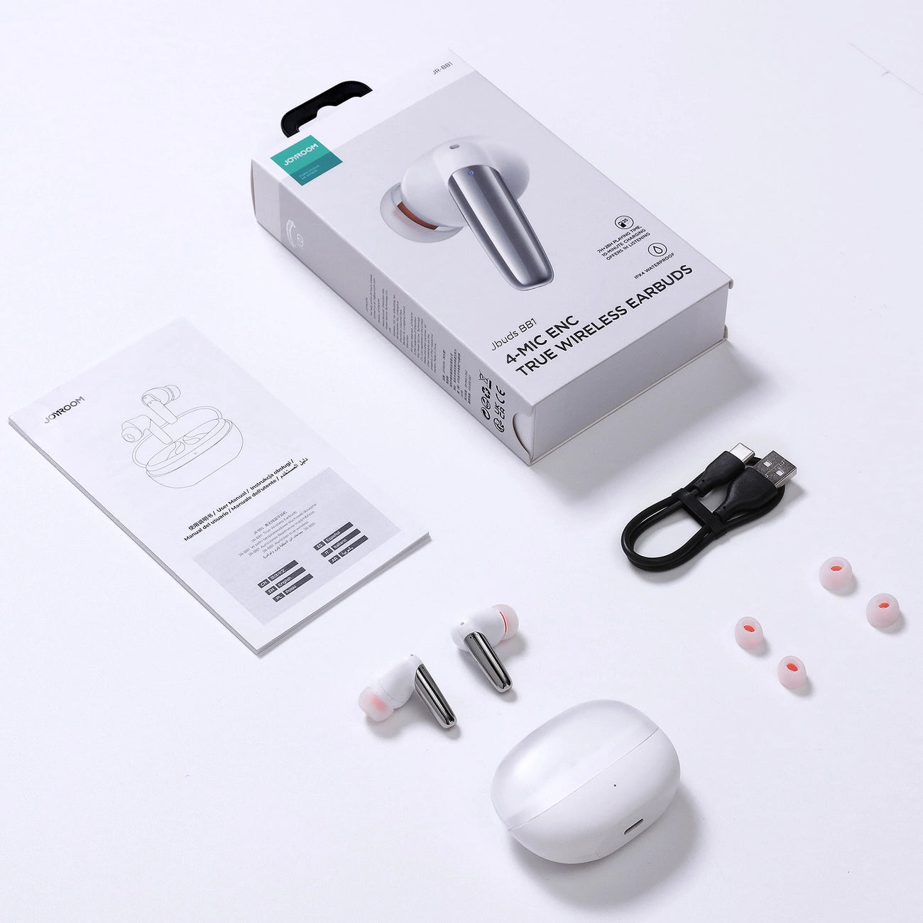 Earbuds True Wireless Joyroom  JR-BB1  (White)_6