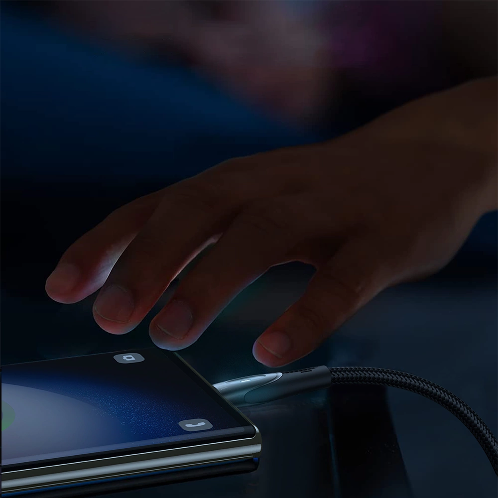 Joyroom Star-Light Series SA27-CC5 USB-C / USB-C cable 100W 1.2m - black_7