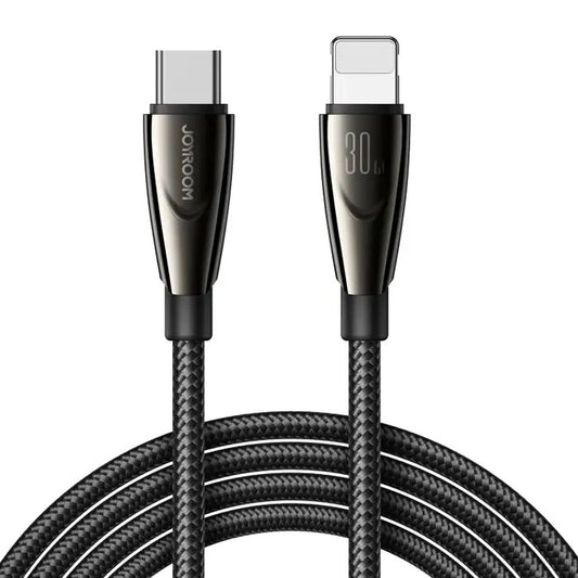 Joyroom Pioneer Series SA31-CL3 USB-C / Lightning 30W 1.2m cable - black_0