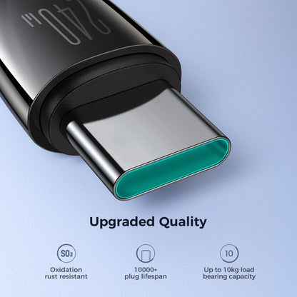 Joyroom Pioneer Series SA31-CC5 USB-C / USB-C cable 240W 1.2m - black_2