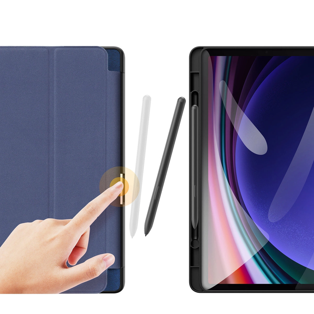 Dux Ducis Domo Samsung Galaxy Tab S9 FE case with stand - blue_2