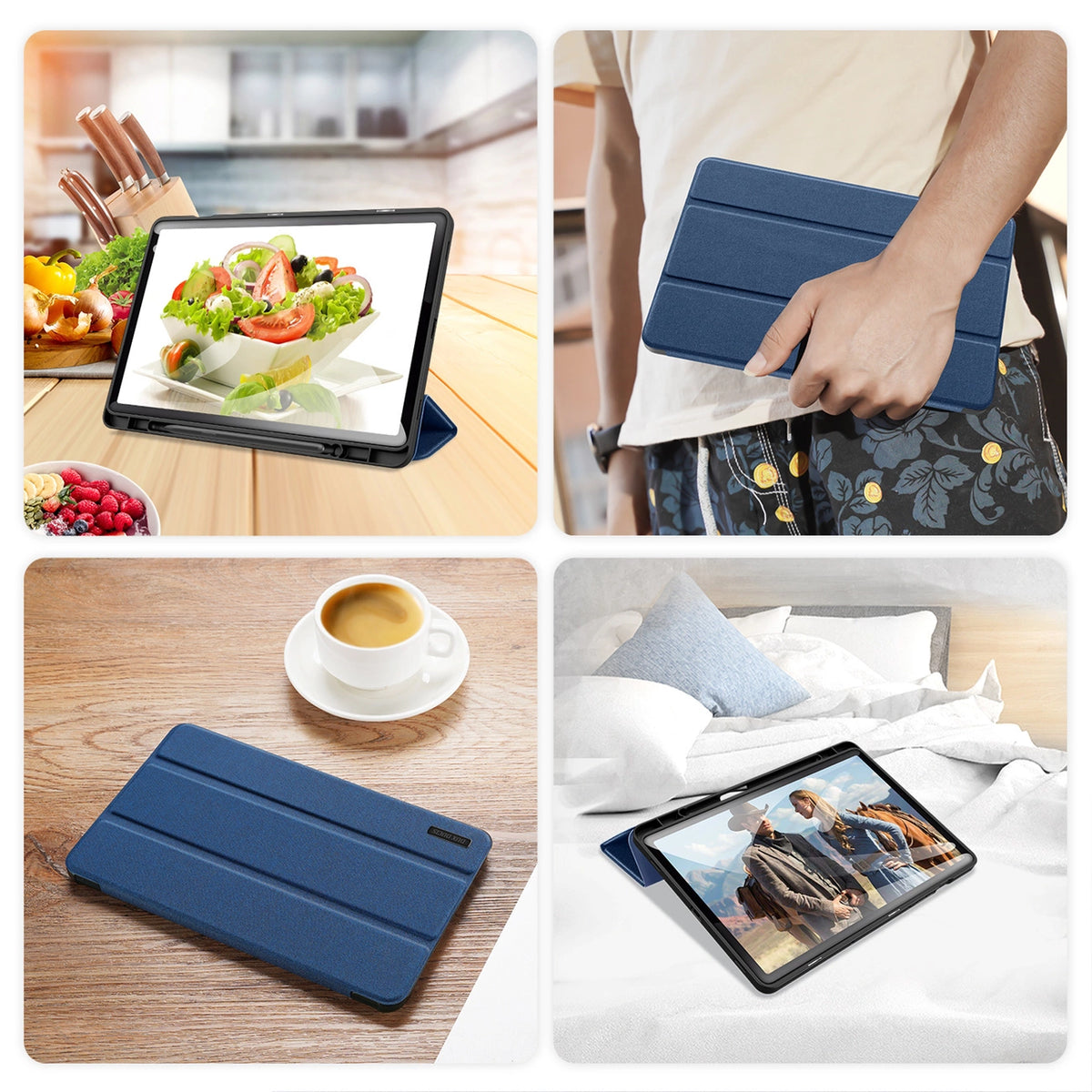 Dux Ducis Domo Samsung Galaxy Tab S9 FE case with stand - blue_9
