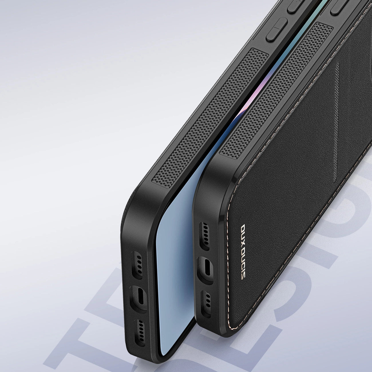 3in1 Wallet Case with Stand for iPhone 15 Plus MagSafe RFID Blocker Dux Ducis Rafi Mag - Black_11