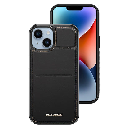 3in1 Wallet Case with Stand for iPhone 15 Plus MagSafe RFID Blocker Dux Ducis Rafi Mag - Black_2