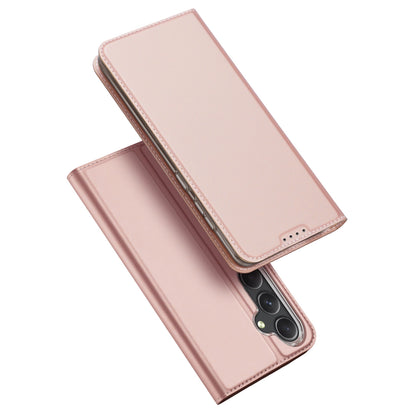 Wallet case with stand for Samsung Galaxy S23 FE Dux Ducis Skin Pro - pink_0
