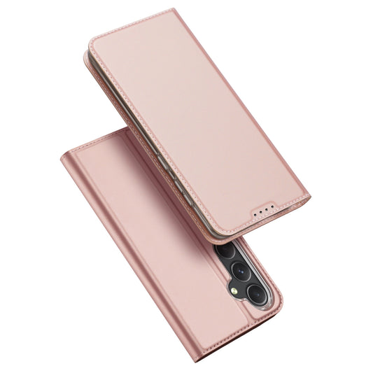 Wallet case with stand for Samsung Galaxy S23 FE Dux Ducis Skin Pro - pink_0