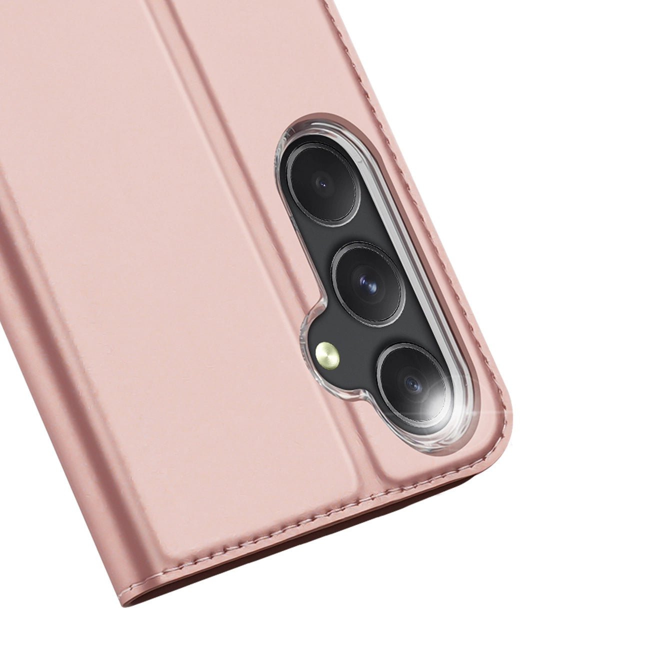 Wallet case with stand for Samsung Galaxy S23 FE Dux Ducis Skin Pro - pink_2