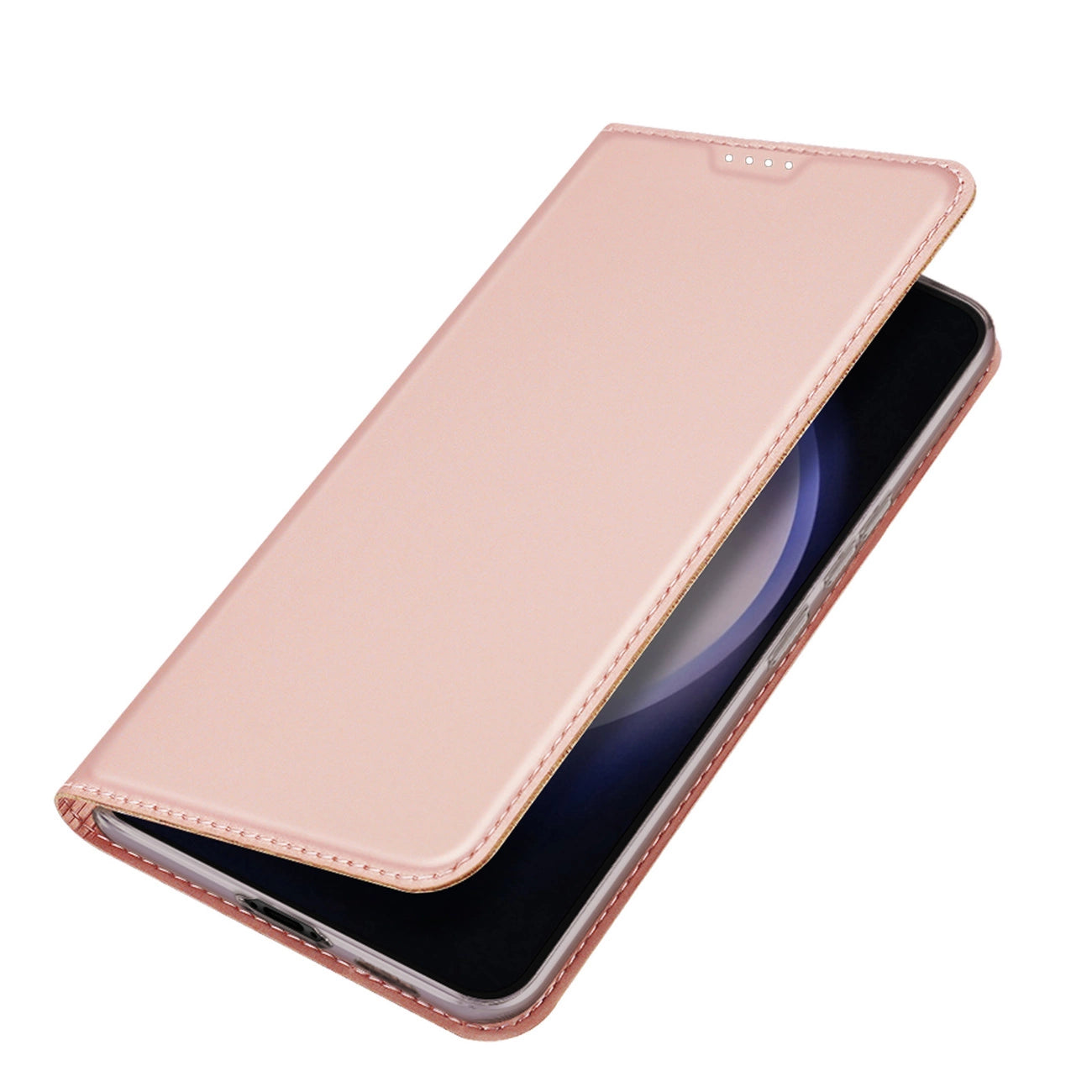 Wallet case with stand for Samsung Galaxy S23 FE Dux Ducis Skin Pro - pink_3