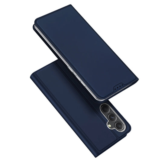 Wallet case with stand for Samsung Galaxy S23 FE Dux Ducis Skin Pro - blue_0