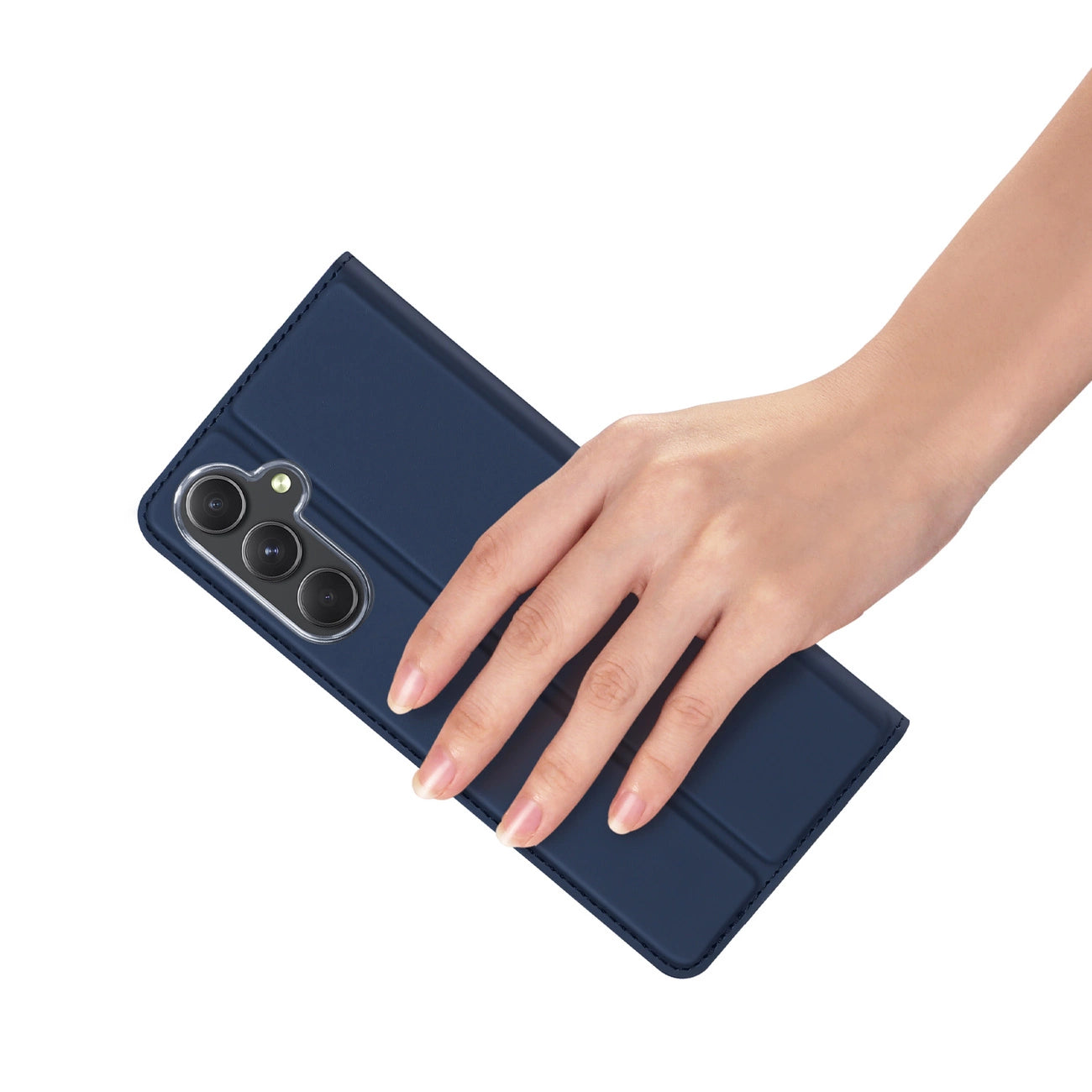 Wallet case with stand for Samsung Galaxy S23 FE Dux Ducis Skin Pro - blue_6