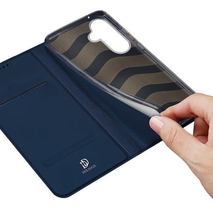 Wallet case with stand for Samsung Galaxy S23 FE Dux Ducis Skin Pro - blue_7