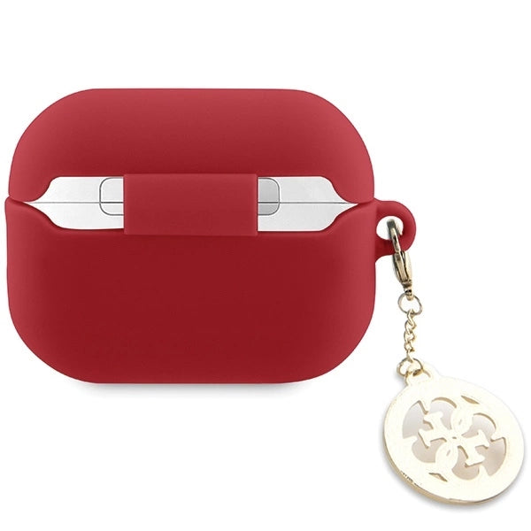 Guess GUAP23DSLGHDF AirPods Pro 2 cover red 3D Rubber 4G Diamond Charm_1